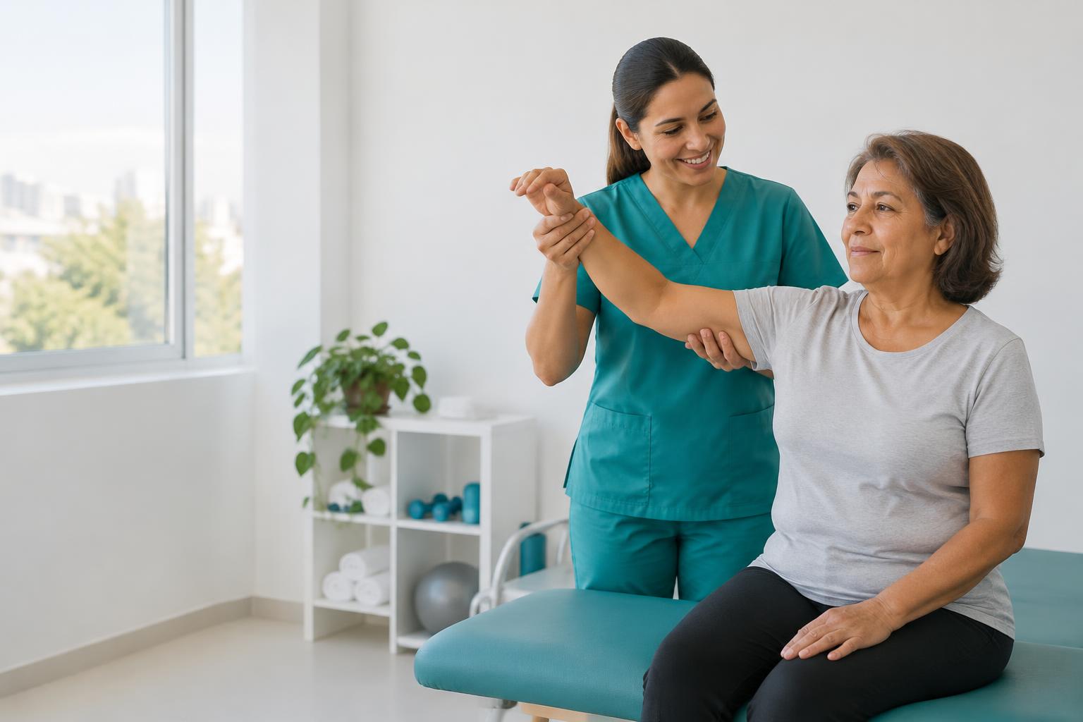 Imagem ilustrativa de atendimento humanizado em fisioterapia